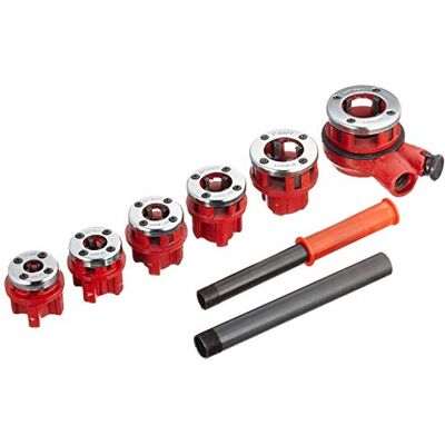 Mannesmann Brüder Gewindeschneider-Set 9-tlg., für metrische und zöllige Rohrgewinde 1/4"–1 1/4", mit Ratschenhalter, im Metallkoffer, zum präzisen Schneiden und Reparaturen M 530-9 Mannesmann Brüder Gewindeschneider-Set 9-tlg., für metrische und zöllige Rohrgewinde 1/4"–1 1/4", mit Ratschenhalter, im Metallkoffer, zum präzisen Schneiden und Reparaturen M 530-9