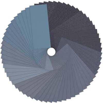 Carehabi 70 Stück Schleifpapier Set, Nass und Trocken Schmirgelpapier Fein 120-3000 Sandpaper für Metall, Auto, Holzmöbel, Stein, Lack, Glas, 23 x 9,5 cm Carehabi 70 Stück Schleifpapier Set, Nass und Trocken Schmirgelpapier Fein 120-3000 Sandpaper für Metall, Auto, Holzmöbel, Stein, Lack, Glas, 23 x 9,5 cm