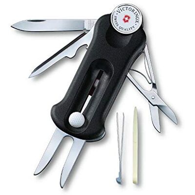 Victorinox Schweizer Taschenmesser, Golf Tool, Multitool, Outdoor, 10 Funktionen, Klinge, Reparatur-Werkzeug, Ballmarkierer Victorinox Schweizer Taschenmesser, Golf Tool, Multitool, Outdoor, 10 Funktionen, Klinge, Reparatur-Werkzeug, Ballmarkierer