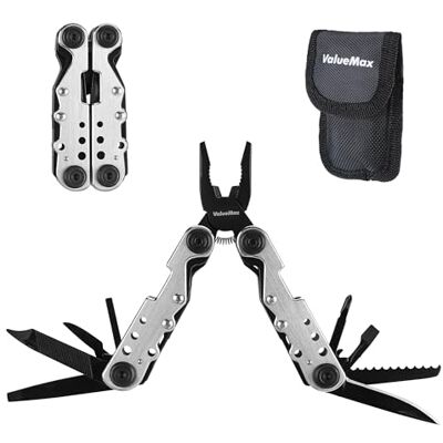 ValueMax Multifunktionszange, 13-in-1 Mini Multitool, Multifunktionstool mit Zange und Messer, Camping, Faltbares Mulitool für Reparaturen und Wandern ValueMax Multifunktionszange, 13-in-1 Mini Multitool, Multifunktionstool mit Zange und Messer, Camping, Faltbares Mulitool für Reparaturen und Wandern