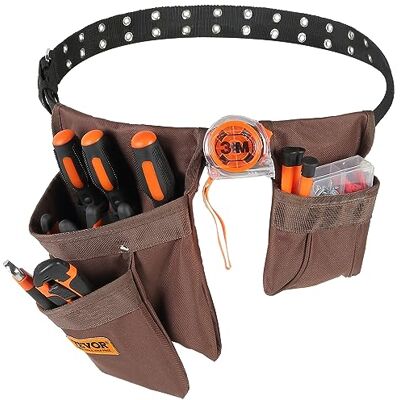MOPHORN - vevor Verstellbare Werkzeuggürtel mit 13 Taschen MOPHORN - vevor Verstellbare Werkzeuggürtel mit 13 Taschen