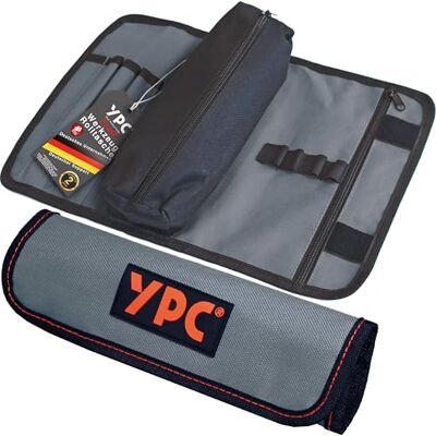 YPC VarioRoll M – 36x25cm, 2 Reißverschlusstaschen, 4 Steckfächer und 4 Schlaufen, Werkzeugtasche rollbar, Messertasche, Werkzeug Rolltasche, Werkzeugrolle, Schraubendreher Tasche leer YPC VarioRoll M – 36x25cm, 2 Reißverschlusstaschen, 4 Steckfächer und 4 Schlaufen, Werkzeugtasche rollbar, Messertasche, Werkzeug Rolltasche, Werkzeugrolle, Schraubendreher Tasche leer