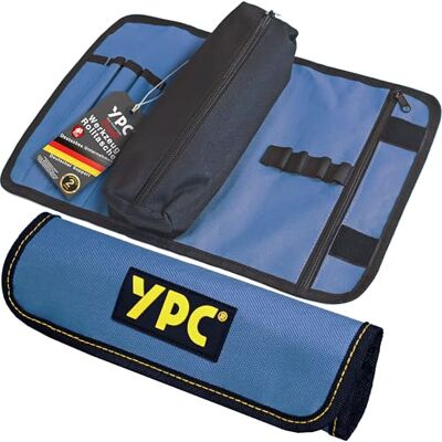 YPC VarioRoll M – 36x25cm, 2 Reißverschlusstaschen, 4 Steckfächer und 4 Schlaufen, Werkzeugtasche rollbar, Messertasche, Werkzeug Rolltasche, Werkzeugrolle, Schraubendreher Tasche leer YPC VarioRoll M – 36x25cm, 2 Reißverschlusstaschen, 4 Steckfächer und 4 Schlaufen, Werkzeugtasche rollbar, Messertasche, Werkzeug Rolltasche, Werkzeugrolle, Schraubendreher Tasche leer