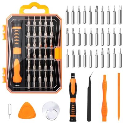 Brencco Schraubendreher Set 37-teilig, Feinmechaniker Werkzeug Set für Handys, Computer, Spielkonsolen und Brillen Brencco Schraubendreher Set 37-teilig, Feinmechaniker Werkzeug Set für Handys, Computer, Spielkonsolen und Brillen