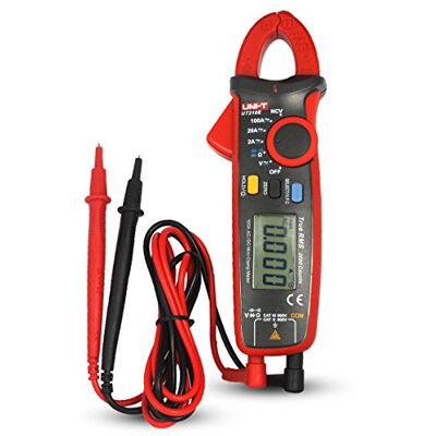 UNI-TREND UNI-T UT210E Digitale Strommesszange Amperemeter Voltmeter Vollautomatisch AC DC Multimeter Zange zum Messen von Wechselstrom, GleichStrom, AC/DC Spannung, Widerstand, Ohm UNI-TREND UNI-T UT210E Digitale Strommesszange Amperemeter Voltmeter Vollautomatisch AC DC Multimeter Zange zum Messen von Wechselstrom, GleichStrom, AC/DC Spannung, Widerstand, Ohm