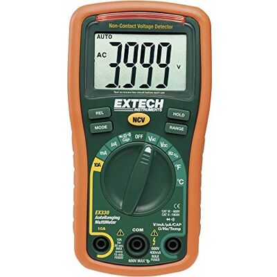 EXTECH EX330 Mini-Multimeter mit 12 Funktionen inklusive berührungslosem Spannungsprüfer EXTECH EX330 Mini-Multimeter mit 12 Funktionen inklusive berührungslosem Spannungsprüfer