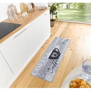 Hanse Home Collection Teppiche Behúň Cook & Clean 105729 Grau Schwarz Weiß - 50x150 cm Hanse Home Collection Teppiche Behúň Cook & Clean 105729 Grau Schwarz Weiß - 50x150 cm