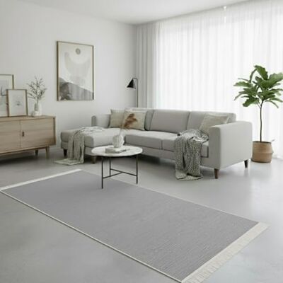 Jimri Teppich Läufer Tepiche für Wohnzimmer, Schlafzimmer, Küche, Kinderzimmer, Badezimmer Boho Kelim Läufer Flur, Hellgrau, Größe: 80x150 cm Jimri Teppich Läufer Tepiche für Wohnzimmer, Schlafzimmer, Küche, Kinderzimmer, Badezimmer Boho Kelim Läufer Flur, Hellgrau, Größe: 80x150 cm