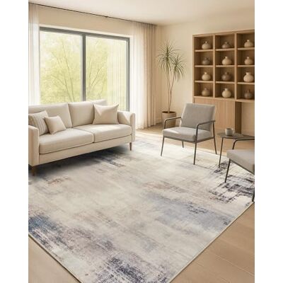 SONGMICS HOME SONGMICS Wohnzimmer Teppich, 160 x 230 cm, moderner Abstrakter Stil, Rutschfester Teppich, maschinenwaschbar, für Schlafzimmer, Badezimmer, Flur, Esszimmer, Kamelbraun TAR077K01 SONGMICS HOME SONGMICS Wohnzimmer Teppich, 160 x 230 cm, moderner Abstrakter Stil, Rutschfester Teppich, maschinenwaschbar, für Schlafzimmer, Badezimmer, Flur, Esszimmer, Kamelbraun TAR077K01