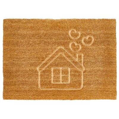 andiamo Fußmatte Kokos Dream für Innen & Überdachten Außenbereich – Kokos Fußabtreter Schmutzfangmatte Haustierfreundlich mit rutschhemmender Beschichtung – 40 x 60 cm, Natur andiamo Fußmatte Kokos Dream für Innen & Überdachten Außenbereich – Kokos Fußabtreter Schmutzfangmatte Haustierfreundlich mit rutschhemmender Beschichtung – 40 x 60 cm, Natur