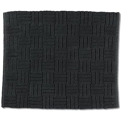 kela Badematte rutschfest 55 x 65 cm LEANA, Badezimmerteppich grau, waschbar, 100% Baumwolle, Badvorleger in Flechtoptik, granitgrau kela Badematte rutschfest 55 x 65 cm LEANA, Badezimmerteppich grau, waschbar, 100% Baumwolle, Badvorleger in Flechtoptik, granitgrau