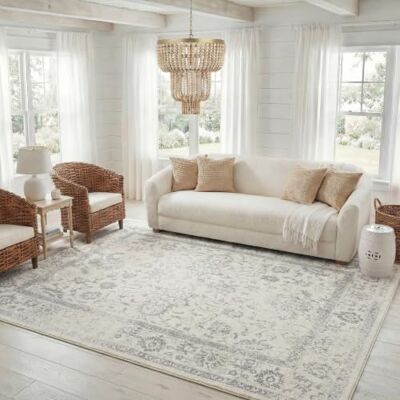 Safavieh - Adirondack - Elfenbein/Silber - 245x305 cm - Rug Safavieh - Adirondack - Elfenbein/Silber - 245x305 cm - Rug