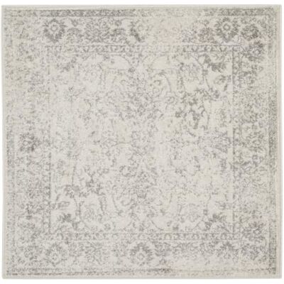 Safavieh Adirondack Quadratischer Teppich 152 x 152 cm, Elfenbein & Silber Safavieh Adirondack Quadratischer Teppich 152 x 152 cm, Elfenbein & Silber