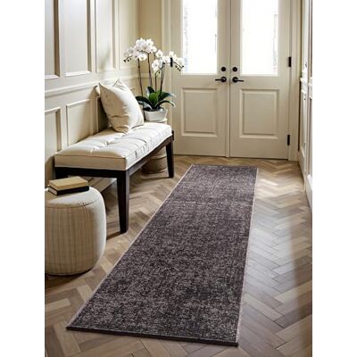 ELLE Decoration Brilliance Kurzflor Läufer Prisma, Wohnzimmerteppich mit Raster Design, Kachel, Quadrat Muster, Glänzender, Moderner Teppich für Wohnzimmer, Schlafzimmer Braun, 80x250 cm ELLE Decoration Brilliance Kurzflor Läufer Prisma, Wohnzimmerteppich mit Raster Design, Kachel, Quadrat Muster, Glänzender, Moderner Teppich für Wohnzimmer, Schlafzimmer Braun, 80x250 cm