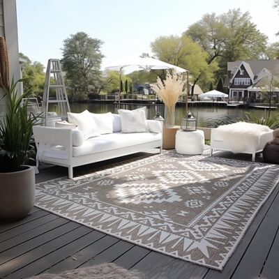 ELLE Decoration Linen Gemini 80x150cm Teppich - Innen/Außen Dekor ELLE Decoration Linen Gemini 80x150cm Teppich - Innen/Außen Dekor