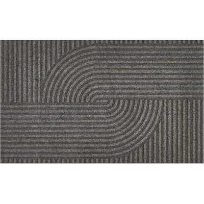 andiamo Fußmatte Yukon Waschbare & rutschfeste Schmutzfangmatte für den Eingangsbereich Modernes geometrisches Muster, Saugroboter-geeignet, 40 x 60 cm Dunkelgrau andiamo Fußmatte Yukon Waschbare & rutschfeste Schmutzfangmatte für den Eingangsbereich Modernes geometrisches Muster, Saugroboter-geeignet, 40 x 60 cm Dunkelgrau