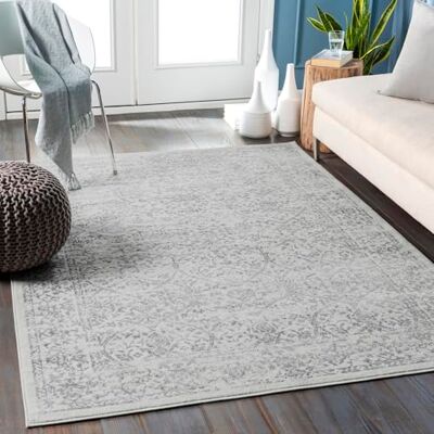 Livabliss Palermo Vintage groß Orientalischer Wohnzimmer 200x275 cm, Esszimmer, Schlafzimmer Boho Kurzflor e für einfache Pflege Elfenbein und Grau Livabliss Palermo Vintage groß Orientalischer Wohnzimmer 200x275 cm, Esszimmer, Schlafzimmer Boho Kurzflor e für einfache Pflege Elfenbein und Grau