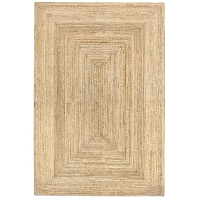 HAMID Jute Teppich, Alhambra Teppich Handgewebt 100% Naturfaser de Jute, Wohnzimmer, Schlafzimmer, Flurteppich, Farbe Natur (200x300cm) HAMID Jute Teppich, Alhambra Teppich Handgewebt 100% Naturfaser de Jute, Wohnzimmer, Schlafzimmer, Flurteppich, Farbe Natur (200x300cm)