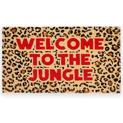 FISURA – Fußmatte “Better Late” aus Kokosnuss mit Rutschfester PVC-Basis. Handbemalte Innenmatte in Rosa. Türmatte mit lustigem Spruch. 70 cm x 40 cm. (Jungle, Leopard) FISURA – Fußmatte “Better Late” aus Kokosnuss mit Rutschfester PVC-Basis. Handbemalte Innenmatte in Rosa. Türmatte mit lustigem Spruch. 70 cm x 40 cm. (Jungle, Leopard)