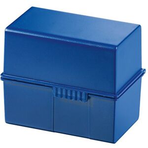 HAN Karteibox DIN A7 quer – innovatives, attraktives Design für 300 Karteikarten mit Stahlscharnier und Schnappverschluss, blau, 977-14, 1 STÜCK HAN Karteibox DIN A7 quer – innovatives, attraktives Design für 300 Karteikarten mit Stahlscharnier und Schnappverschluss, blau, 977-14, 1 STÜCK