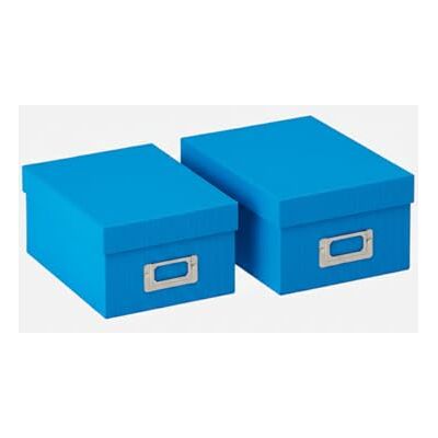 walther design Aufbewahrungsbox ozeanblau, 2er Pack Fun, 2 Boxen FB-115-DU walther design Aufbewahrungsbox ozeanblau, 2er Pack Fun, 2 Boxen FB-115-DU