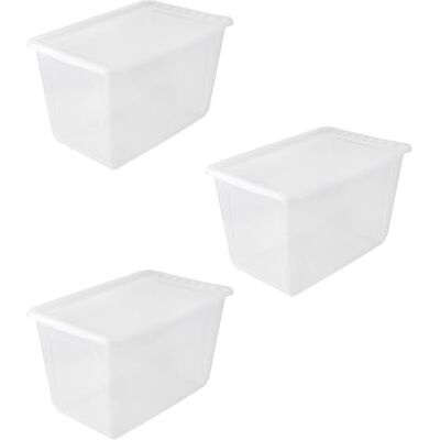 keeeper bea 3x Aufbewahrungsbox mit Air Control System, 59 x 39 x 35 cm, 52 l, Transparent keeeper bea 3x Aufbewahrungsbox mit Air Control System, 59 x 39 x 35 cm, 52 l, Transparent
