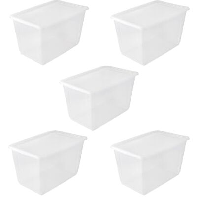 keeeper bea 5x Aufbewahrungsbox mit Air Control System, 59 x 39 x 35 cm, 52 l, Transparent keeeper bea 5x Aufbewahrungsbox mit Air Control System, 59 x 39 x 35 cm, 52 l, Transparent