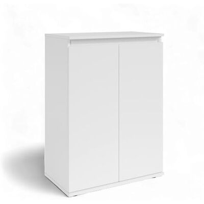 Stella Trading Brest Kommode in Weiß Modernes Sideboard mit viel Stauraum 60 x 84 x 35 cm (B/H/T) Stella Trading Brest Kommode in Weiß Modernes Sideboard mit viel Stauraum 60 x 84 x 35 cm (B/H/T)