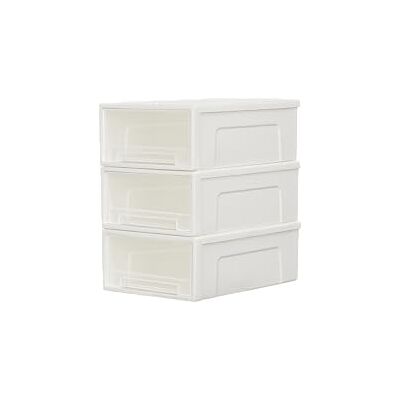 Cetomo 5L*3 Schubladenbox, Kunststoff Aufbewahrungsbox mit Schubladen, Stapelbar Schubladenschrank für Kleiderschrank, Schlafzimmer, Wohnheim, Büro, Leicht zu ziehen, Weiß & Transparent, 5L-3er Set Cetomo 5L*3 Schubladenbox, Kunststoff Aufbewahrungsbox mit Schubladen, Stapelbar Schubladenschrank für Kleiderschrank, Schlafzimmer, Wohnheim, Büro, Leicht zu ziehen, Weiß & Transparent, 5L-3er Set