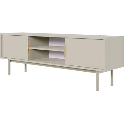 Selsey TV Schrank Board Sideboard Fernsehtisch Fernsehschrank 154 cm Graubeige Gold Viviaro Selsey TV Schrank Board Sideboard Fernsehtisch Fernsehschrank 154 cm Graubeige Gold Viviaro