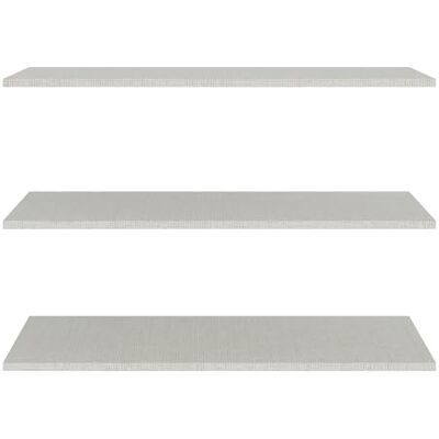 Forte VODOL Einlageböden-Set, 3er Set, ideal für Schränke und Regal der VODOL Serie, Holzwerkstoff, Grau Textilnachbildung, 117,2 cm breit x 52,7 cm hoch x 2,2 cm tief Forte VODOL Einlageböden-Set, 3er Set, ideal für Schränke und Regal der VODOL Serie, Holzwerkstoff, Grau Textilnachbildung, 117,2 cm breit x 52,7 cm hoch x 2,2 cm tief