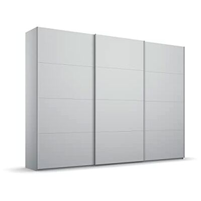 Rauch Möbel Beluga, Kleiderschrank mit Schwebetüren für Schlafzimmer, Kinderzimmer, Garderobe, Flur 3-türig, inkl. Soft-Close-Funktion, Farbe Seidengrau, Breite 270 cm Rauch Möbel Beluga, Kleiderschrank mit Schwebetüren für Schlafzimmer, Kinderzimmer, Garderobe, Flur 3-türig, inkl. Soft-Close-Funktion, Farbe Seidengrau, Breite 270 cm