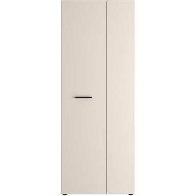 Forte NET306 moderner Mehrzweckschrank 70, schmaler Schrank, 2-türig, Holzwerkstoff, Flur, Diele, Kaschmir Beige, 68,7 cm breit x 181,1 cm hoch x 36,5 cm tief Forte NET306 moderner Mehrzweckschrank 70, schmaler Schrank, 2-türig, Holzwerkstoff, Flur, Diele, Kaschmir Beige, 68,7 cm breit x 181,1 cm hoch x 36,5 cm tief