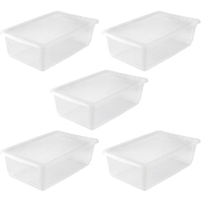 keeeper bea 5x Aufbewahrungsbox mit Air Control System, 59 x 39 x 18 cm, 30 l, Transparent keeeper bea 5x Aufbewahrungsbox mit Air Control System, 59 x 39 x 18 cm, 30 l, Transparent