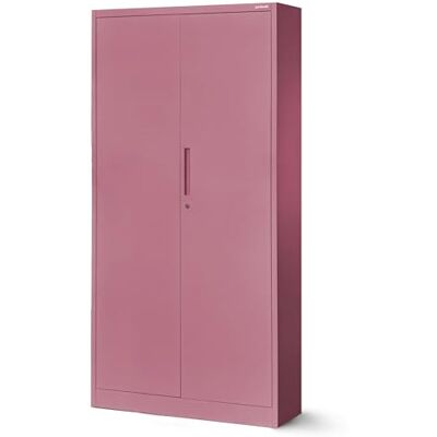 Jan Nowak Aktenschrank C001 Büroschrank Metallschrank Stahlschrank Aufbewahrungsschrank Pulverbeschichtet 4 Verstellbare Fachböden Abschließbar 185 cm x 90 cm x 40 cm (Rosa) Jan Nowak Aktenschrank C001 Büroschrank Metallschrank Stahlschrank Aufbewahrungsschrank Pulverbeschichtet 4 Verstellbare Fachböden Abschließbar 185 cm x 90 cm x 40 cm (Rosa)