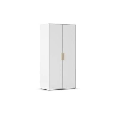 Rauch Möbel Hamilton, Kleiderschrank für Schlafzimmer, Wohnzimmer, Kinderzimmer, Flur, Garderobe, 2-türig, Farbe Weiß, Breite 93 cm Rauch Möbel Hamilton, Kleiderschrank für Schlafzimmer, Wohnzimmer, Kinderzimmer, Flur, Garderobe, 2-türig, Farbe Weiß, Breite 93 cm