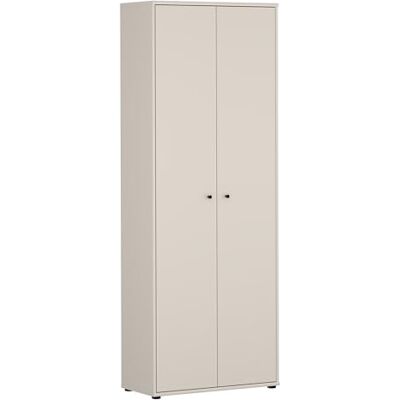 Forte TEMPRA 2 Schrank 70 80, moderner Mehrzweckschrank 2-türig, Schlafzimmer, Wohnzimmer, Holzwerkstoff, Büro, Kaschmir Beige, 73,7 cm breit x 197,5 cm hoch x 34,8 cm tief Forte TEMPRA 2 Schrank 70 80, moderner Mehrzweckschrank 2-türig, Schlafzimmer, Wohnzimmer, Holzwerkstoff, Büro, Kaschmir Beige, 73,7 cm breit x 197,5 cm hoch x 34,8 cm tief