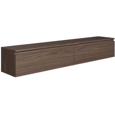Selsey BEMMI Wandhängendes TV-Möbel - 175cm - Walnuss Selsey BEMMI Wandhängendes TV-Möbel - 175cm - Walnuss