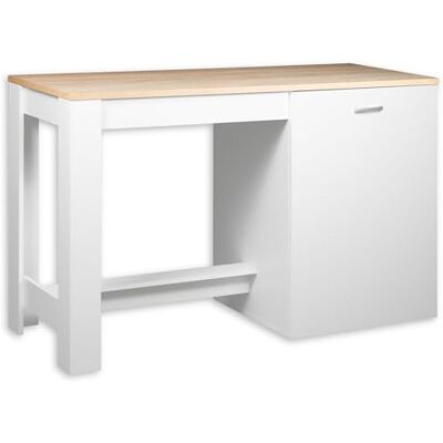 Stella Trading Andy Moderne Kücheninsel freistehend in Weiß matt, Eiche Sonoma Optik Geräumige Kochinsel mit viel Stauraum 138 x 91 x 56 cm (B/H/T) Stella Trading Andy Moderne Kücheninsel freistehend in Weiß matt, Eiche Sonoma Optik Geräumige Kochinsel mit viel Stauraum 138 x 91 x 56 cm (B/H/T)