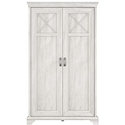Forte KASHMIR Schrank 120 130, Kleiderschrank Schlafzimmerschrank Landhausstil Drehtürenschrank 2-türig Einlegeböden und Kleiderstange, Holzdekor: Pinie Weiß, 123 cm breit x 210 cm hoch x 66 cm tief Forte KASHMIR Schrank 120 130, Kleiderschrank Schlafzimmerschrank Landhausstil Drehtürenschrank 2-türig Einlegeböden und Kleiderstange, Holzdekor: Pinie Weiß, 123 cm breit x 210 cm hoch x 66 cm tief