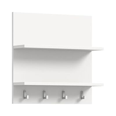 xonox.home Paneel Projekt X 52x52x15 cm in weiß und weiß Hochglanz Wandpaneel Paneel Wandboard Wandgarderobe Garderobenwand Garderobenpaneel Flurpaneel stilvolles Ambiente xonox.home Paneel Projekt X 52x52x15 cm in weiß und weiß Hochglanz Wandpaneel Paneel Wandboard Wandgarderobe Garderobenwand Garderobenpaneel Flurpaneel stilvolles Ambiente