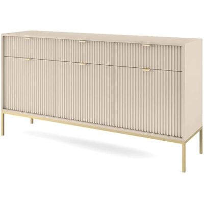 SELSEY - VELLORE - Beige - 154 cm - TV-Konsole SELSEY - VELLORE - Beige - 154 cm - TV-Konsole