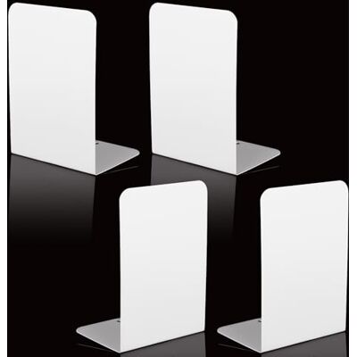 ASelected 4 Stück Buchstützen Aus Schwerem Buchhalter Metall weiße Buchstützen L-förmige Buchstützen mit Rutschfesten Pads Heimbüro Bibliothek Bücherregale ASelected 4 Stück Buchstützen Aus Schwerem Buchhalter Metall weiße Buchstützen L-förmige Buchstützen mit Rutschfesten Pads Heimbüro Bibliothek Bücherregale