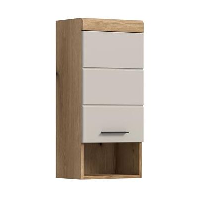 xonox.home – Hängeunterschrank Scout 37x79x24 cm in Evoak Oak und Kaschmir Nachbildung matt – Wandhängender Badschrank mit Stauraum funktional xonox.home – Hängeunterschrank Scout 37x79x24 cm in Evoak Oak und Kaschmir Nachbildung matt – Wandhängender Badschrank mit Stauraum funktional