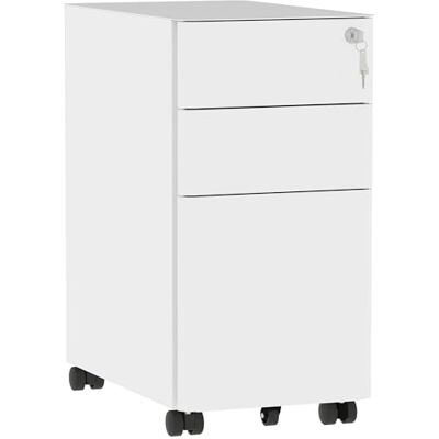 DWVO Mobile Aktenschrank 3 verschließbare Schubladen, Metall Aktenschrank für Home Office, Unter Schreibtisch Datei Büro Schubladen für Brief/Legal / A4, Vollständig montiert, weiß DWVO Mobile Aktenschrank 3 verschließbare Schubladen, Metall Aktenschrank für Home Office, Unter Schreibtisch Datei Büro Schubladen für Brief/Legal / A4, Vollständig montiert, weiß