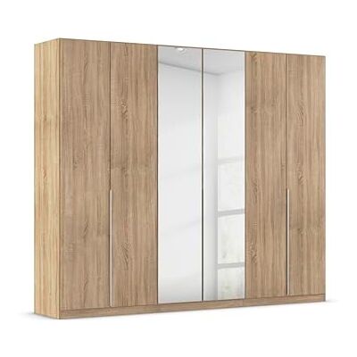 Rauch Möbel Alabama, Kleiderschrank für Schlafzimmer, Kinderzimmer, Wohnzimmer, Garderobe, Flur, 6-türig, Spiegel, mit Zubehör Premium, Farbe Eiche Sonoma, Holz, Breite 271 cm Rauch Möbel Alabama, Kleiderschrank für Schlafzimmer, Kinderzimmer, Wohnzimmer, Garderobe, Flur, 6-türig, Spiegel, mit Zubehör Premium, Farbe Eiche Sonoma, Holz, Breite 271 cm