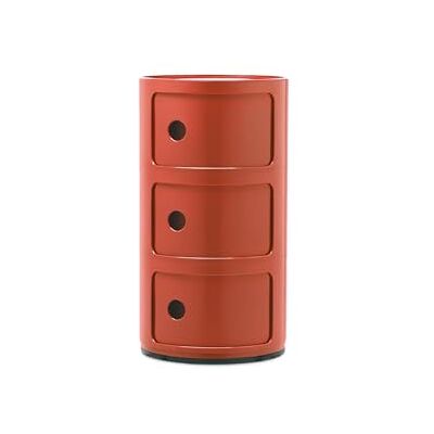 Kartell Componibili, Container 3-fächer, Orange Kartell Componibili, Container 3-fächer, Orange
