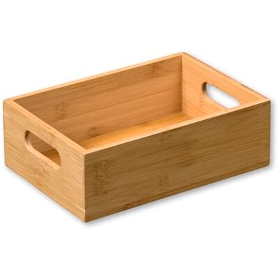 Kesper Aufbewahrungsbox, stapelbar, Material: FSC®-zertifizierter Bambus, Maße: B 24 x T 16,5 x H 8 cm, Farbe: Braun 57403 Kesper Aufbewahrungsbox, stapelbar, Material: FSC®-zertifizierter Bambus, Maße: B 24 x T 16,5 x H 8 cm, Farbe: Braun 57403