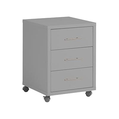 Schildmeyer Onno Rollcontainer, 147254, Holzwerkstoff, grau, 58.8 x 44.1 x 42 cm Schildmeyer Onno Rollcontainer, 147254, Holzwerkstoff, grau, 58.8 x 44.1 x 42 cm