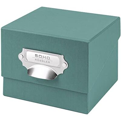 Rössler SOHO Foto Aufbewahrungsbox Fotobox Aufbewahrungsbox mit Deckel Organizer Box Visitenkarten Aufbewahrung Boxen Aufbewahrung Storage Boxes 17x15x13 cm 1 Stück Farbe: Grün Opal Rössler SOHO Foto Aufbewahrungsbox Fotobox Aufbewahrungsbox mit Deckel Organizer Box Visitenkarten Aufbewahrung Boxen Aufbewahrung Storage Boxes 17x15x13 cm 1 Stück Farbe: Grün Opal